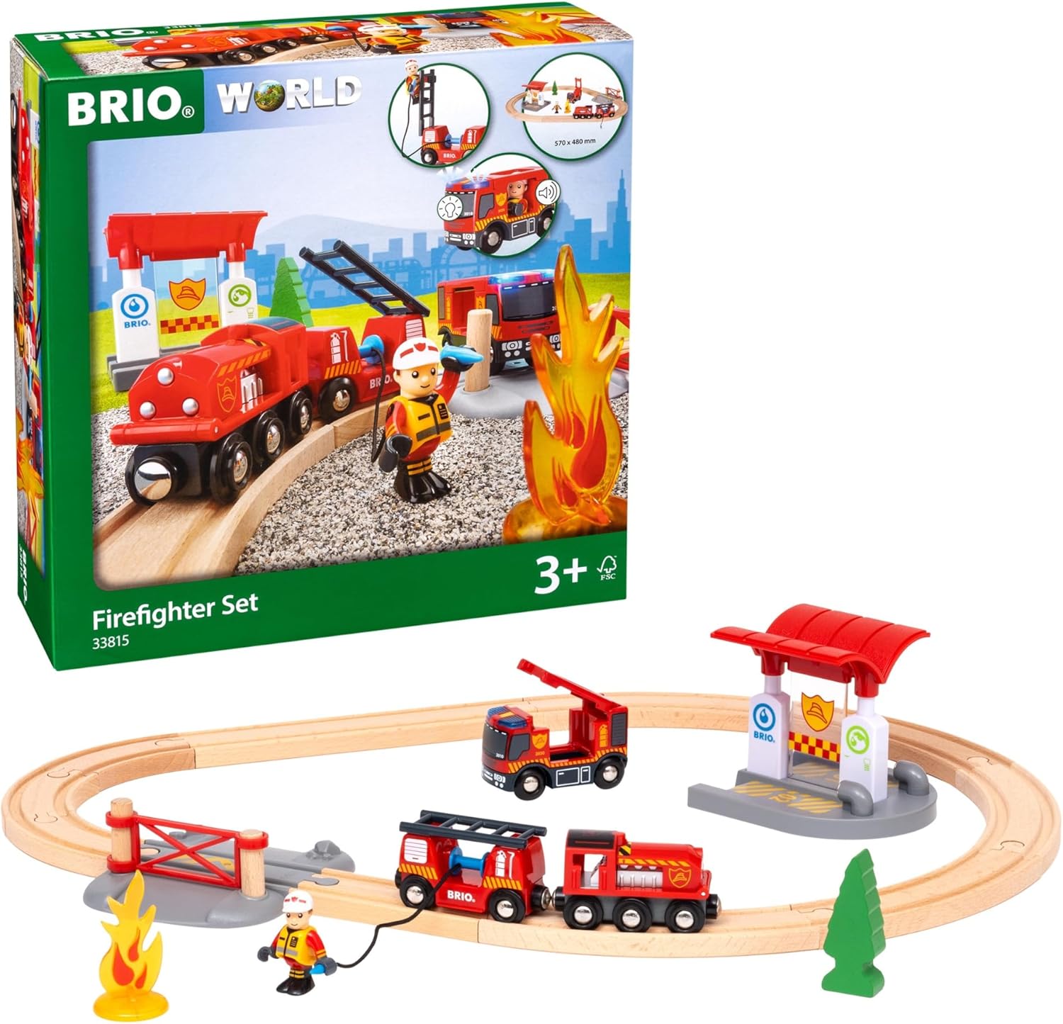 Brio World 33815 FireFighter Set