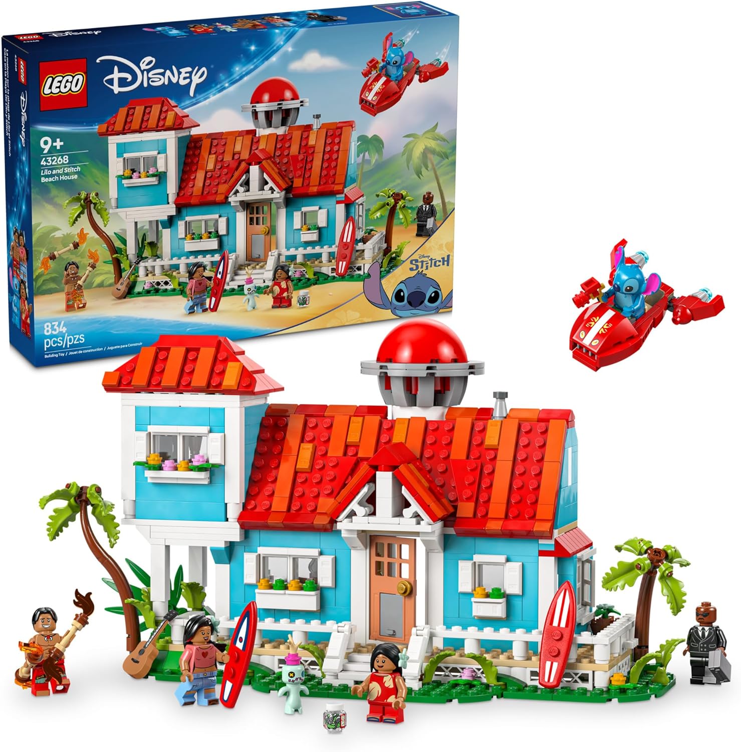 LEGO Disney 43268 Lilo And Stitch Beach House