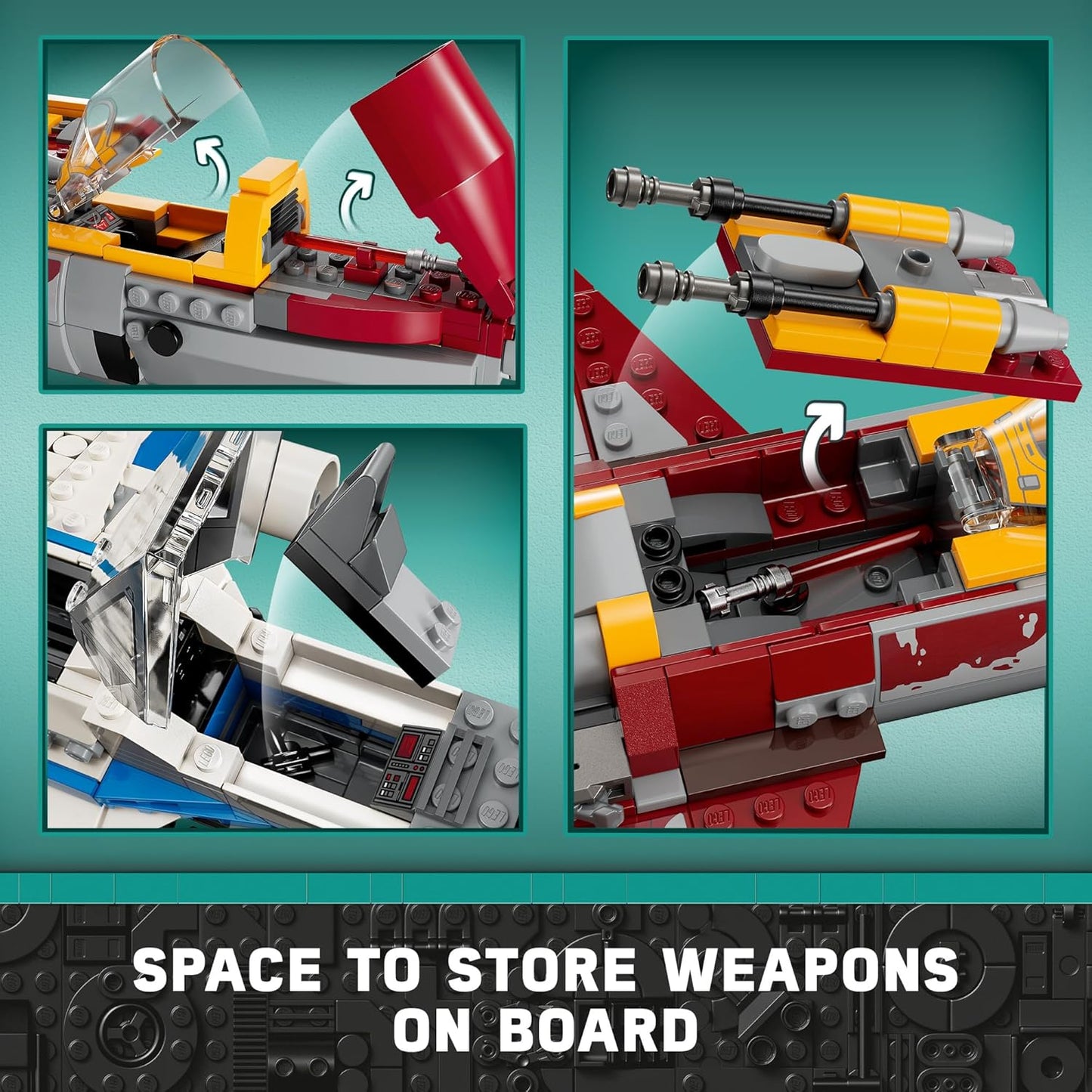 LEGO Star Wars 75364 New Republic E-wing VS Shin Hati’s Starfighter