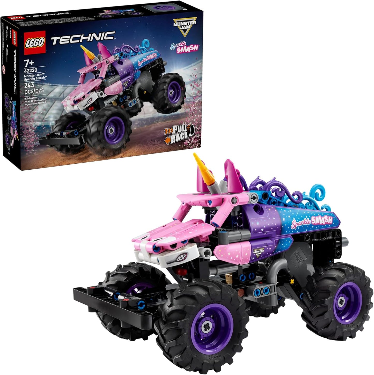 LEGO Technic 42220 Monster Jam Sparkle Smash