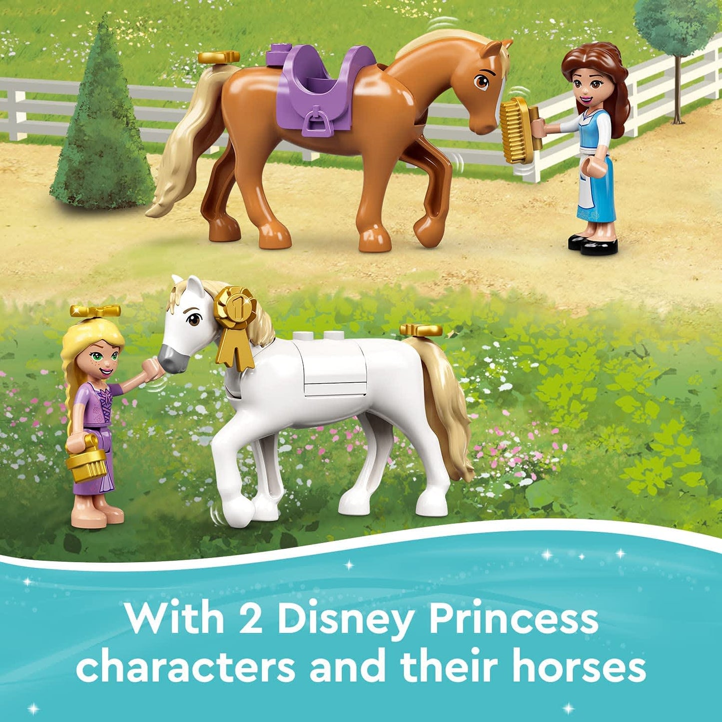 LEGO Disney 43195 Disney Belle And Rapunzel's Royal Stables