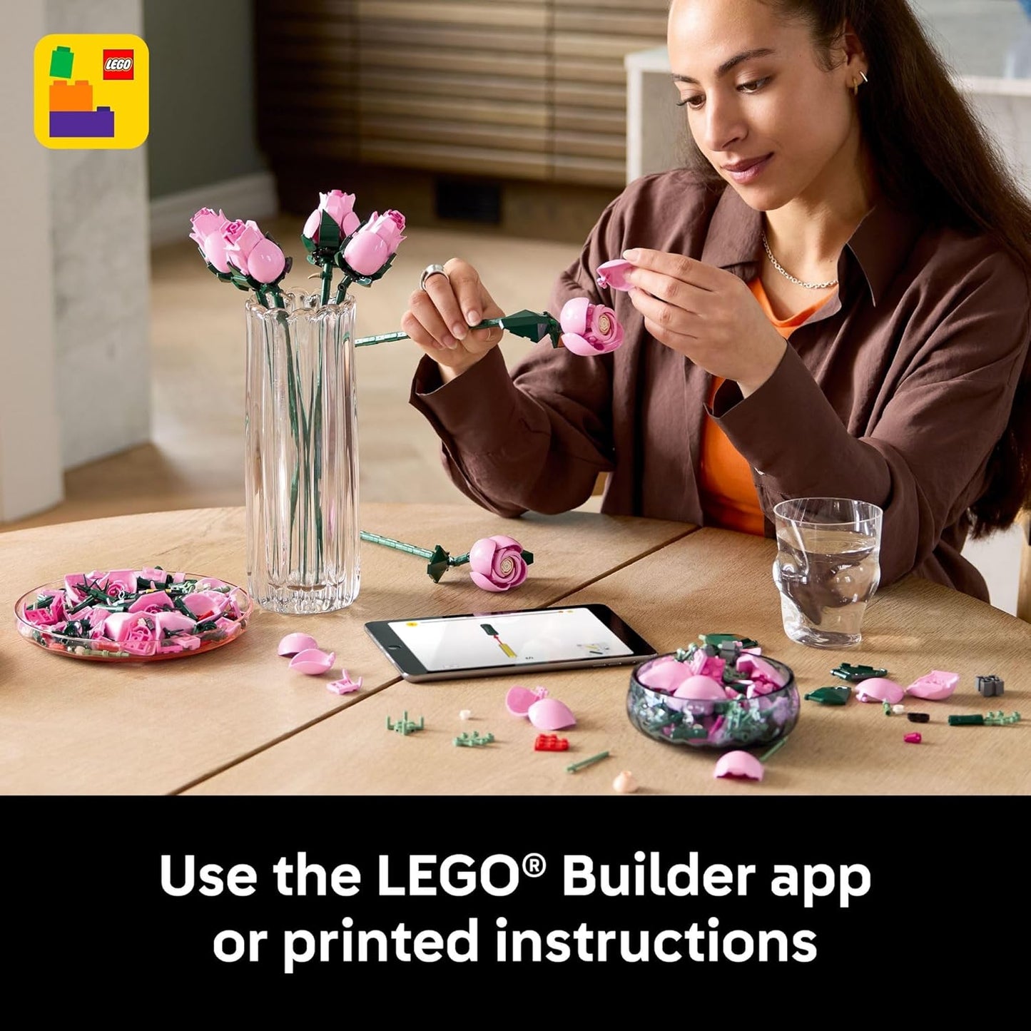 LEGO The Botanical Collection 10374 Pink Roses