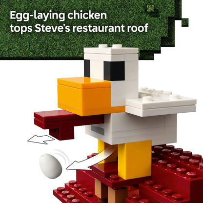 LEGO Minecraft 21273 The Ghast Balloon Village Attack