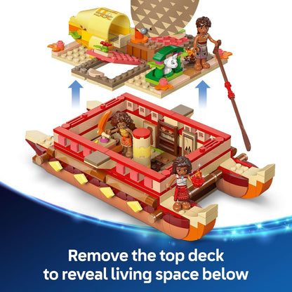 LEGO Disney 43270 Moana's Adventure Canoe