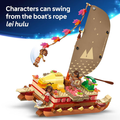 LEGO Disney 43270 Moana's Adventure Canoe