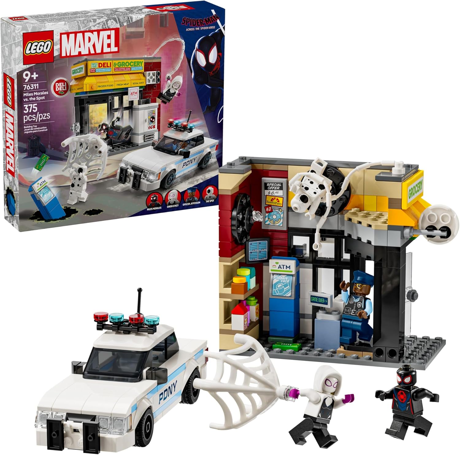 LEGO Marvel 76311 Miles Morales vs The Spot
