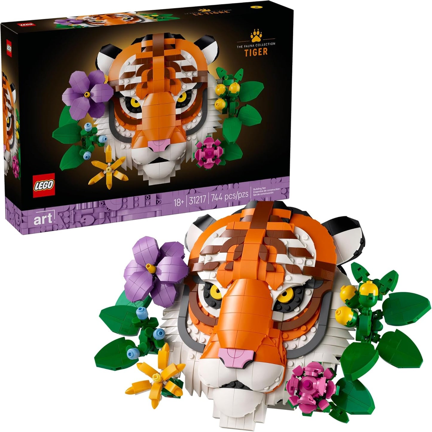 LEGO Art 31217 The Fauna Collection Tiger