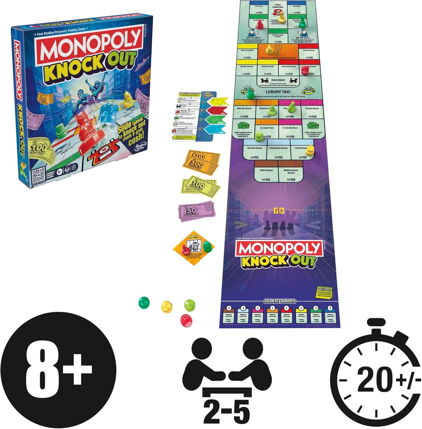 Hasbro Monopoly Knock Out