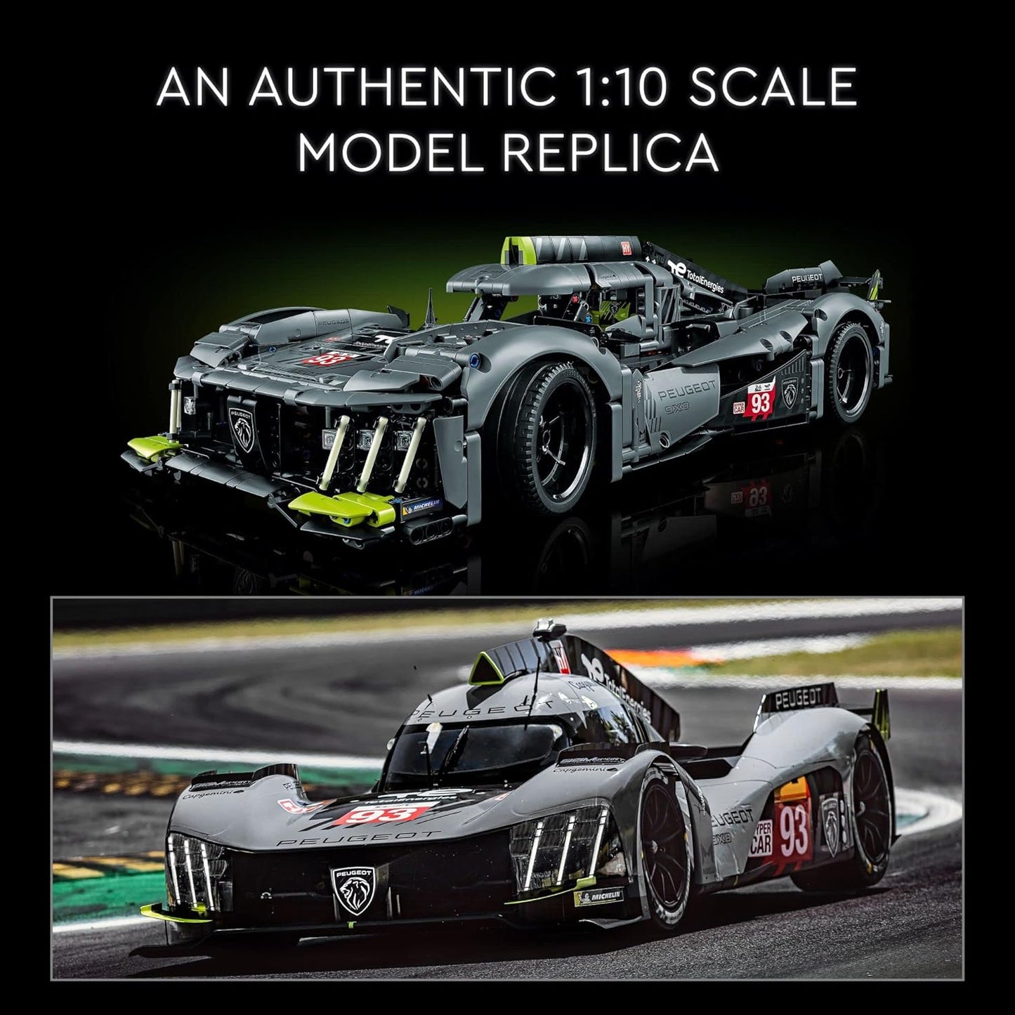 LEGO Technic 42156 Peugeot 9X8 24H Le Mans Hybrid Hypercar