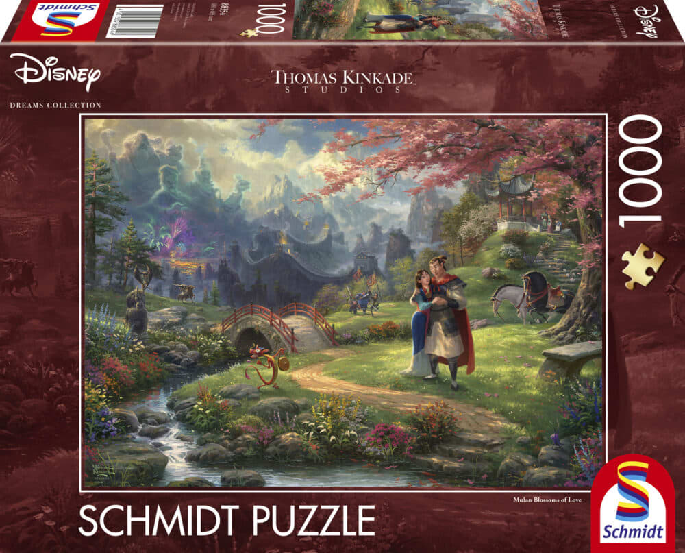 Thomas Kinkade Disney 1000 Puzzle Mulan
