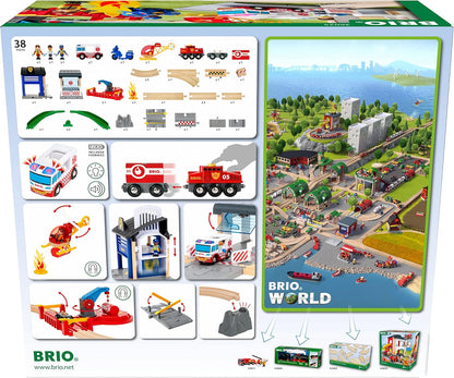 Brio World 36025 Rescue Team Train Set