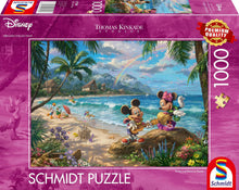 Thomas Kinkade Disney 1000 Puzzle Mickey and Minnie in Hawaii