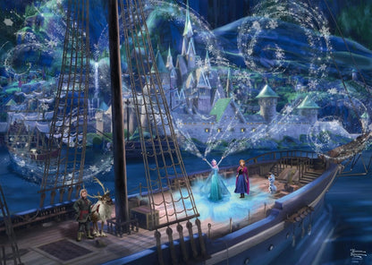 Thomas Kinkade Disney 1000 Frozen Love and Magic