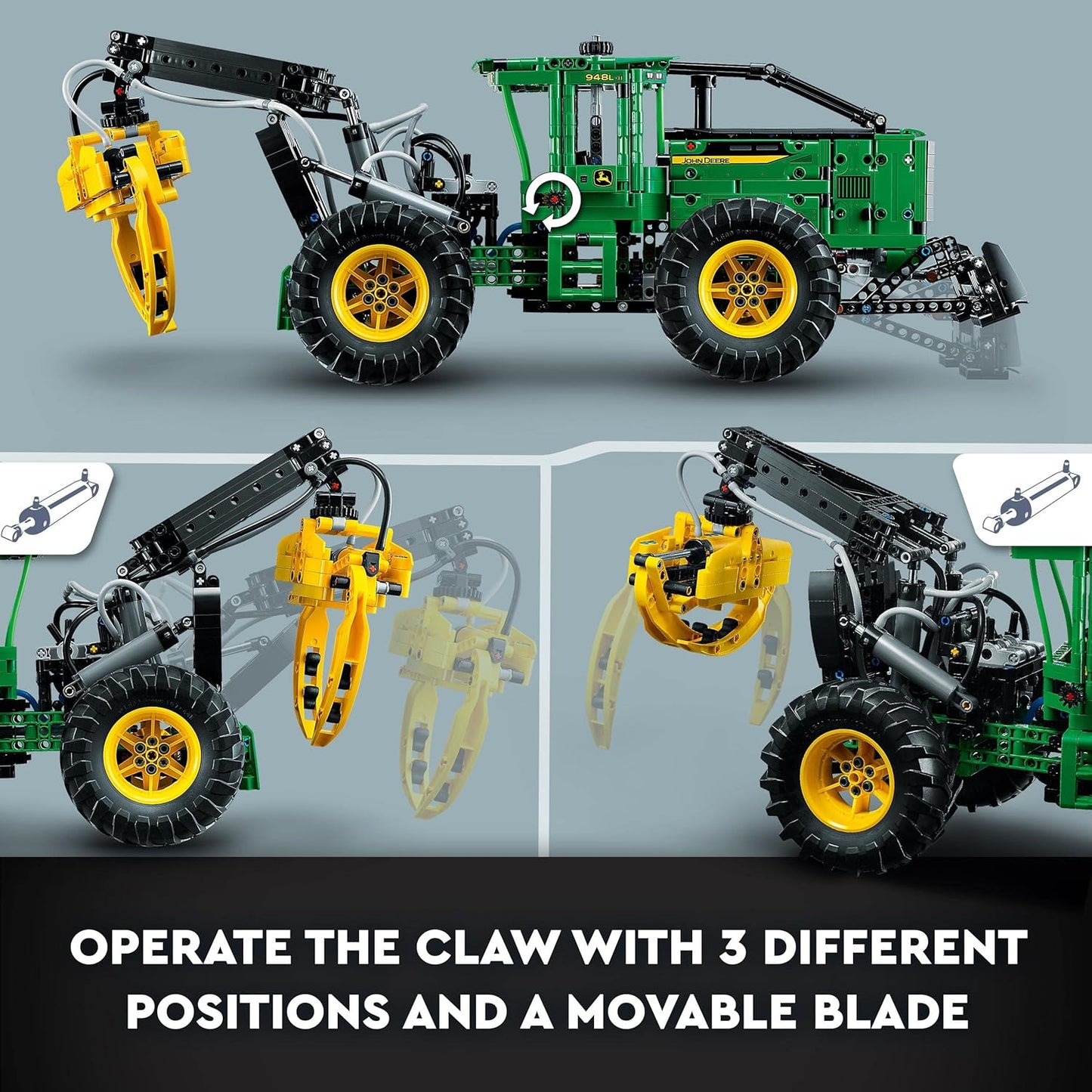 LEGO Technic 42157 John Deere 948L-II Skidder