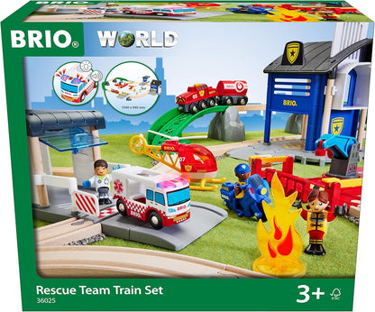 Brio World 36025 Rescue Team Train Set