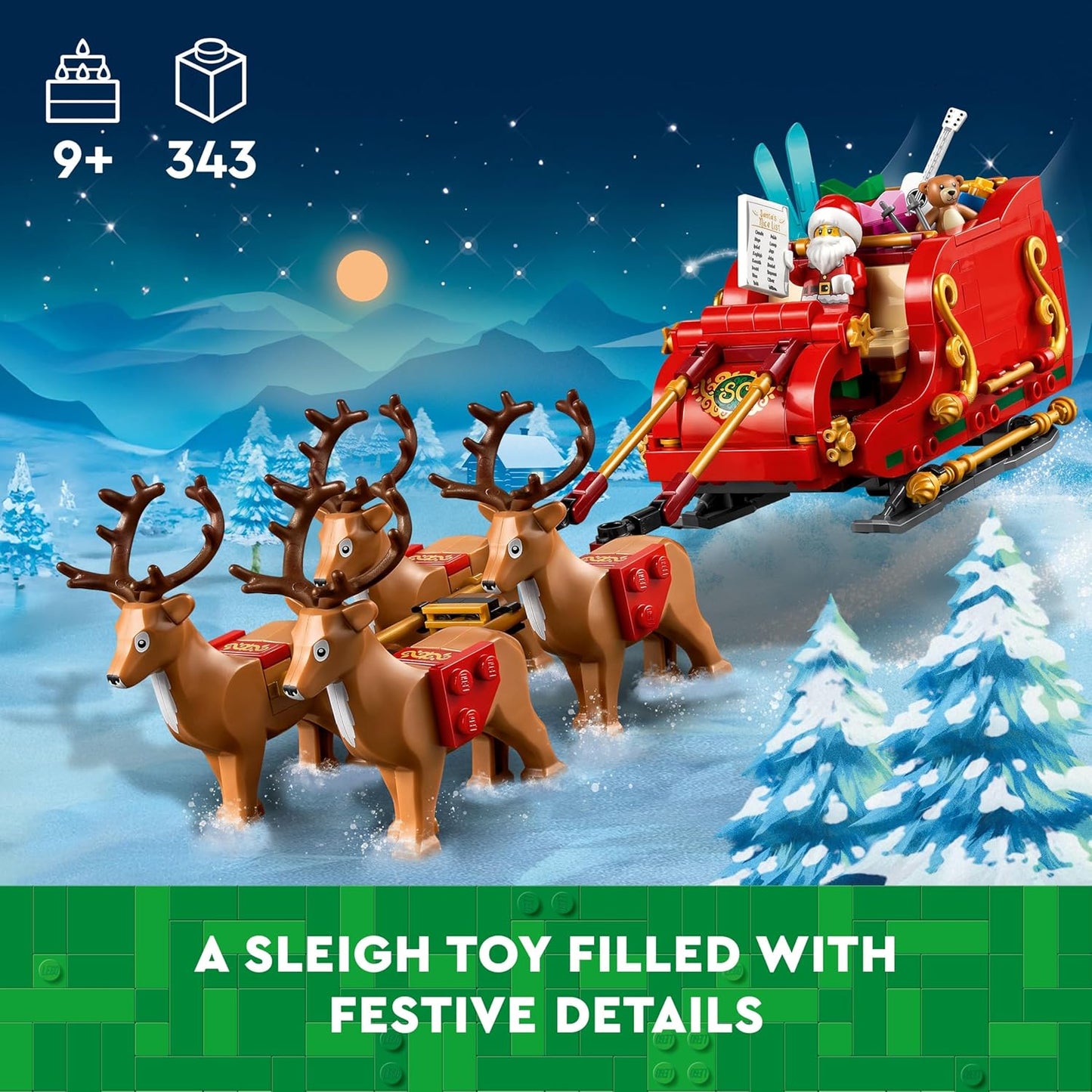 LEGO Christmas 40499 Santa's Sleigh