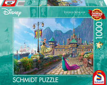 Thomas Kinkade Disney 1000 Puzzle Frozen Celebration in Arendelle