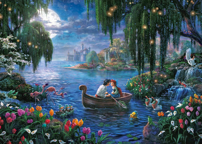 Thomas Kinkade Disney 1000 Puzzle The Little Mermaid And Eric