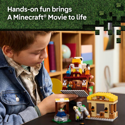 LEGO Minecraft 21273 The Ghast Balloon Village Attack