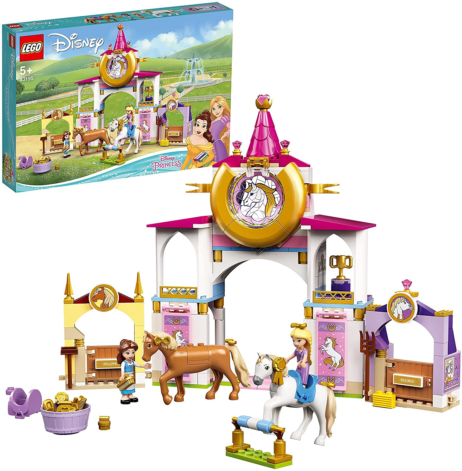 LEGO Disney 43195 Disney Belle And Rapunzel's Royal Stables
