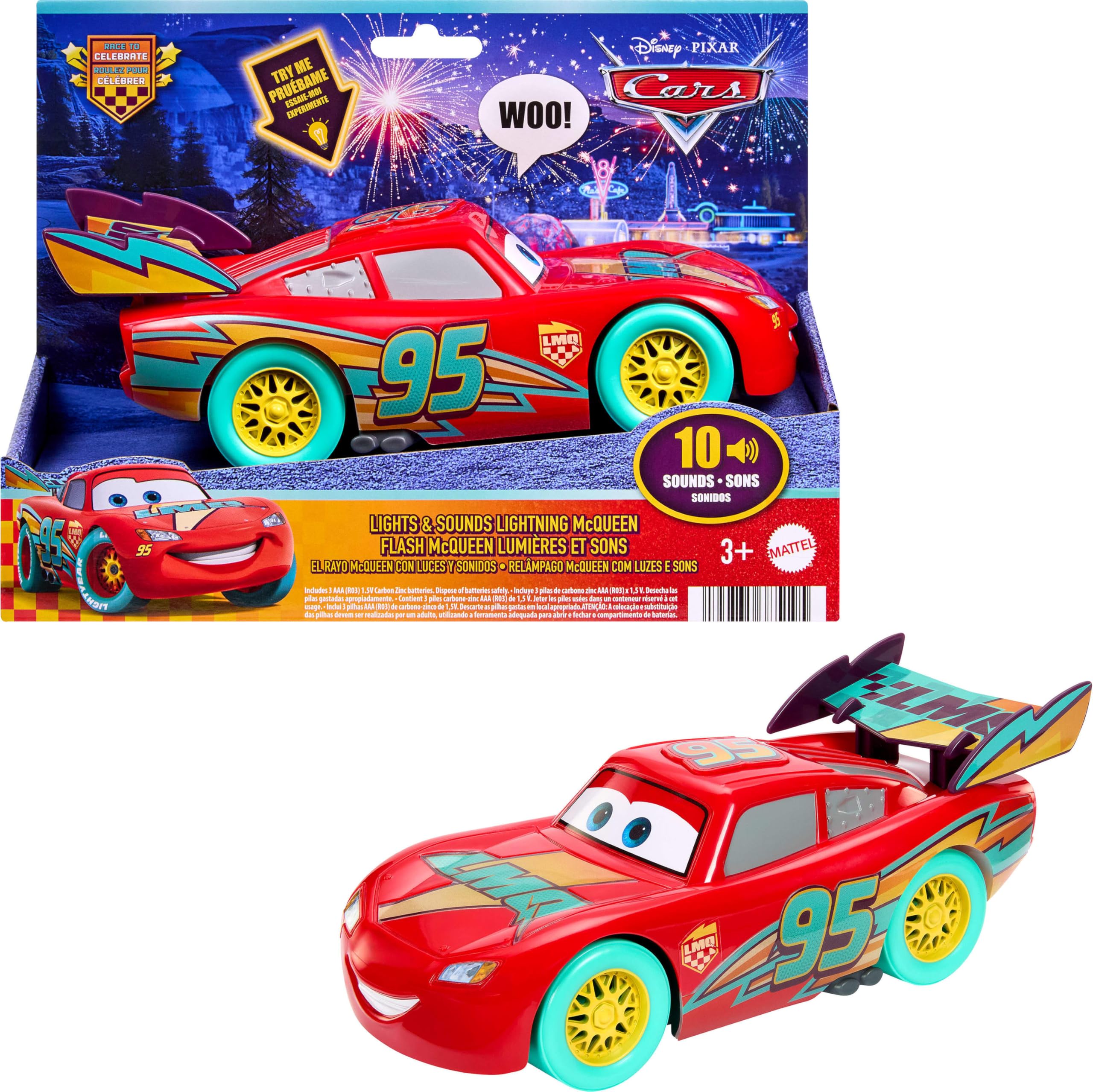 Disney Pixar Cars - Lights & Sound Lightning McQueen