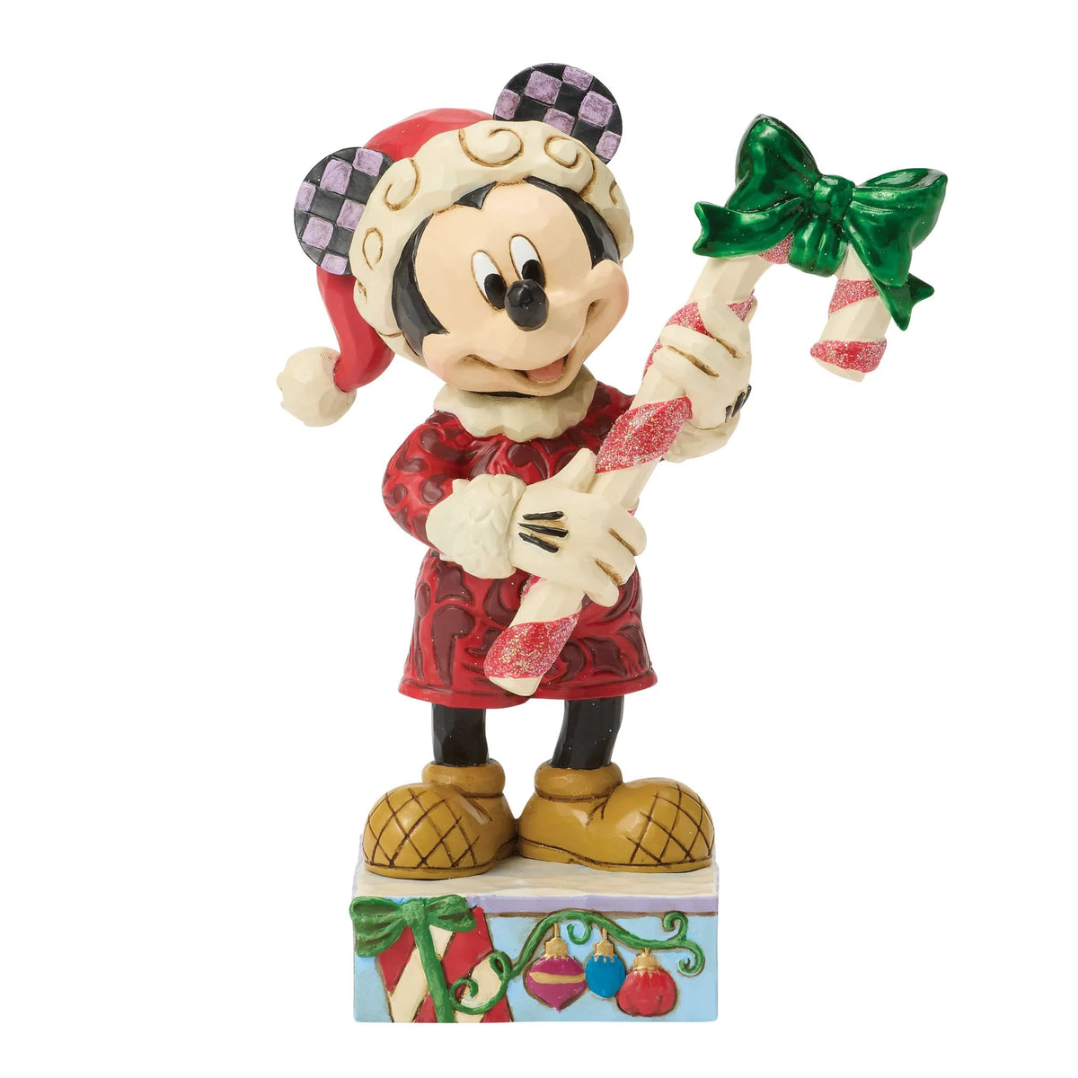 Disney Traditions 6018711 Mickey with Candy Cane