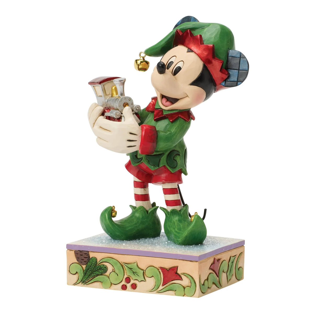 Disney Traditions 6018712 Mickey Special Edition Elf on Track