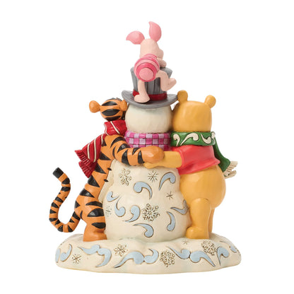 Disney Traditions 6018716 Pooh & Friend Snowman A Chilly Creation