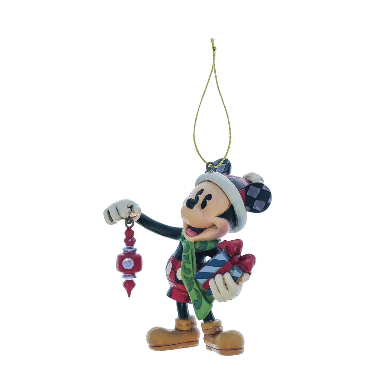 Disney Traditions Ornament 6017546 Mickey Holding Christmas Gift