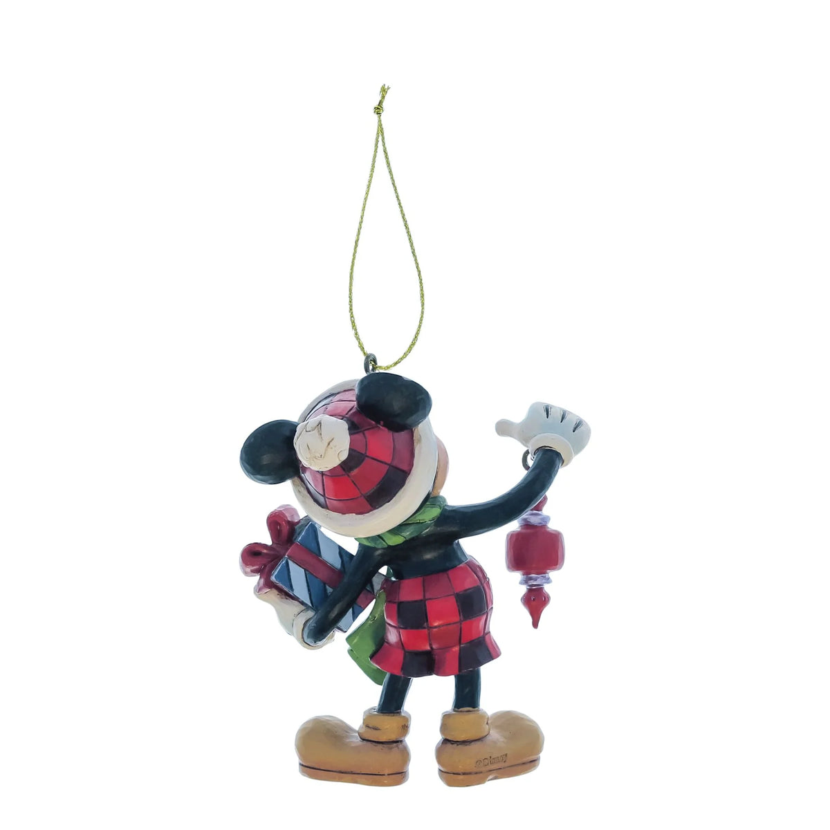 Disney Traditions Ornament 6017546 Mickey Holding Christmas Gift