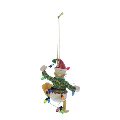 Disney Traditions Ornament 6017548 Donald Duck Wrapped in Christmas Lights