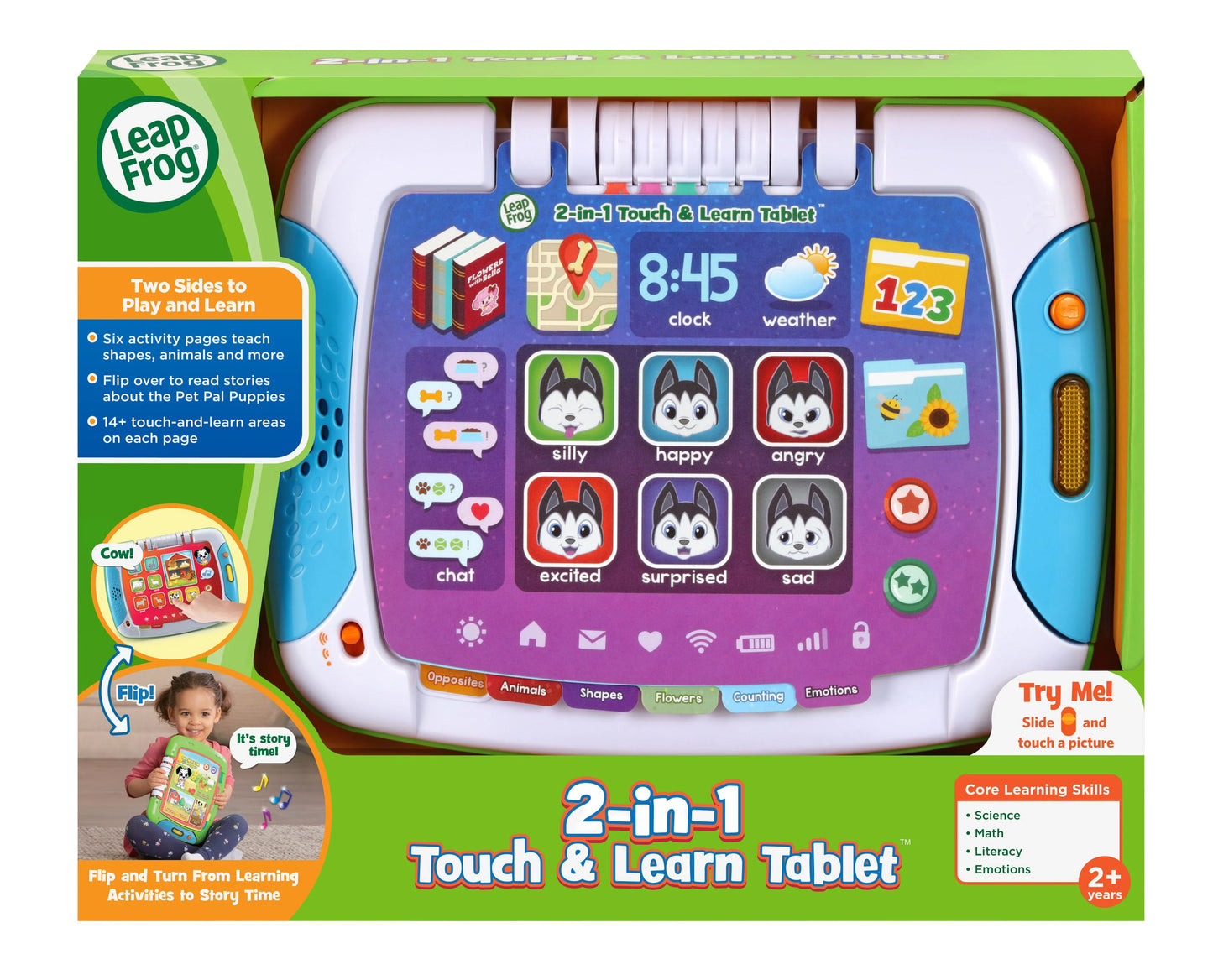 LeapFrog - 2-in-1 Touch & Learn Tablet