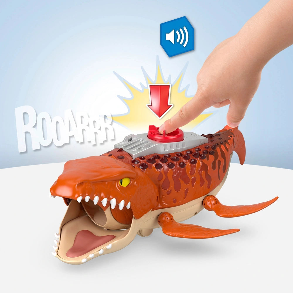 Jurassic World Imaginext Rebirth Aqua Chomp Chase Mosasaurus