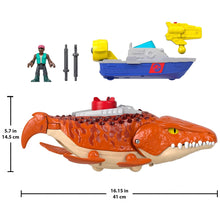 Jurassic World Imaginext Rebirth Aqua Chomp Chase Mosasaurus