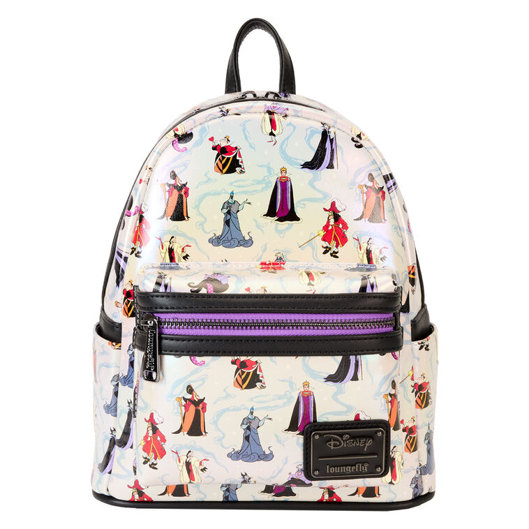 Loungefly Disney Mini Backpack Villains Iridescent