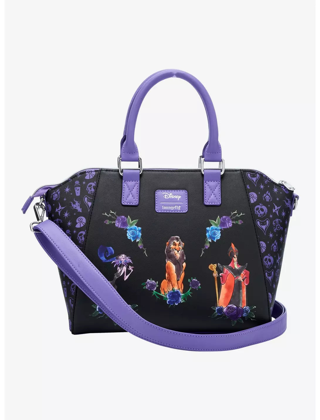Loungefly Disney Crossbody Bag - Villains Floral Icons