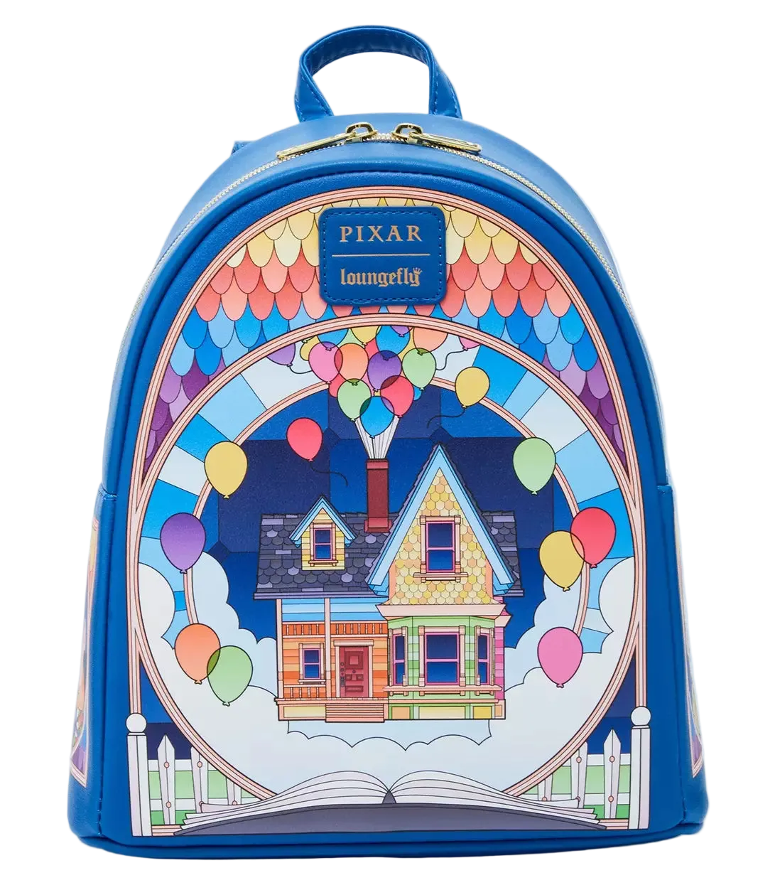 Loungefly Disney Mini Backpack - Pixar Up Stained Glass House