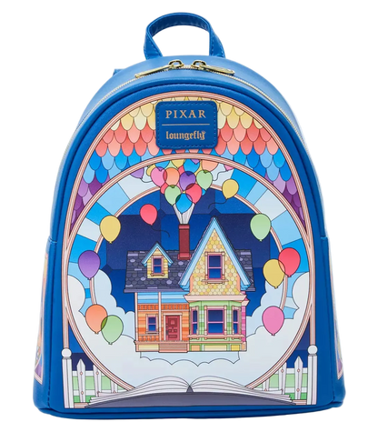Loungefly Disney Mini Backpack - Pixar Up Stained Glass House