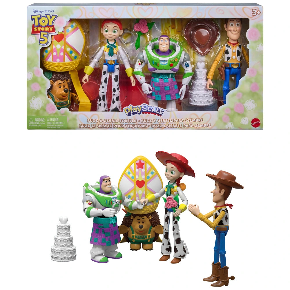 Mattel Toy Story Play Scale - Buzz & Jessie Forever
