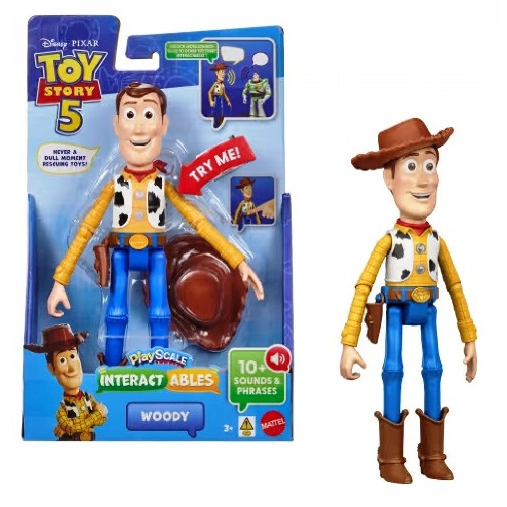 Mattel Toy Story Play Scale Interact - Woody