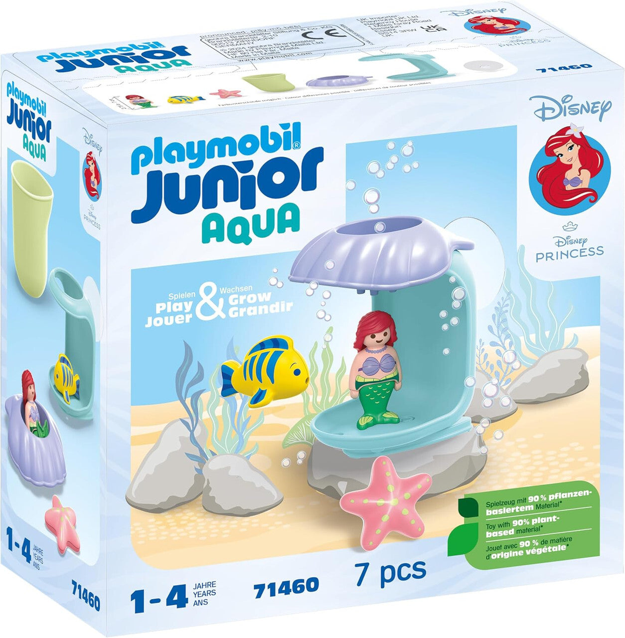 Playmobil 1.2.3 Disney 71460 Ariel's Shell Shower