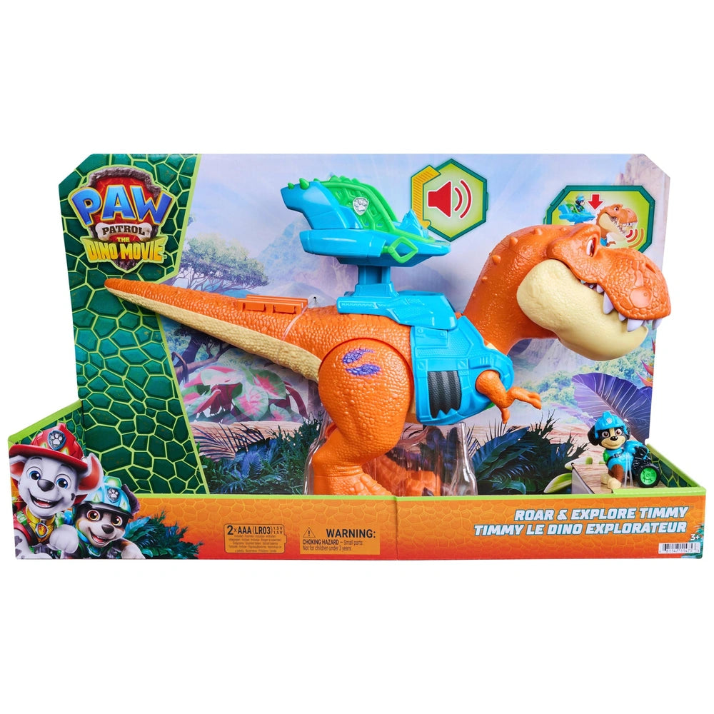 Paw Patrol The Dino Movie Interactive Toy Roar & Explore Timmy