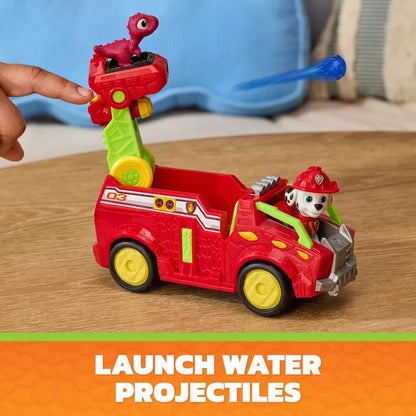 Paw Patrol The Dino Movie Vehicle Marshall Fire Truck