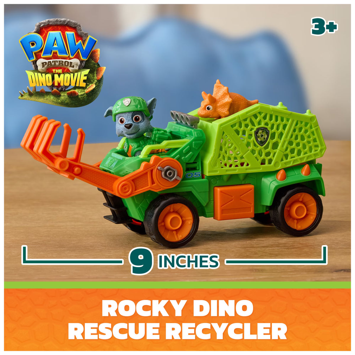 Paw Patrol The Dino Movie Vehicle Rocky Recycler