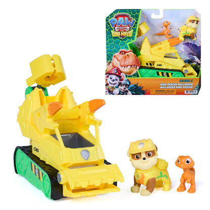 Paw Patrol The Dino Movie Vehicle Rubble Bulldozer