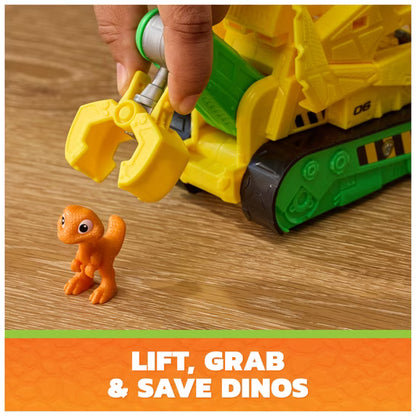 Paw Patrol The Dino Movie Vehicle Rubble Bulldozer