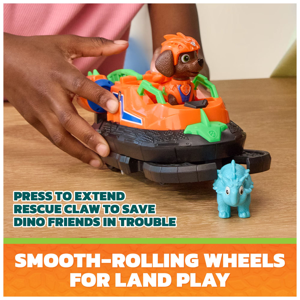 Paw Patrol The Dino Movie Vehicle Zuma Hovercraft