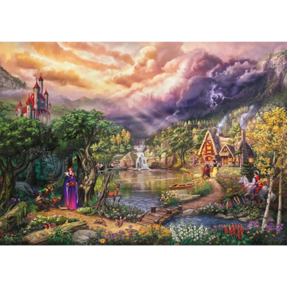 Thomas Kinkade Disney 1000 Puzzle Snow White and the Queen