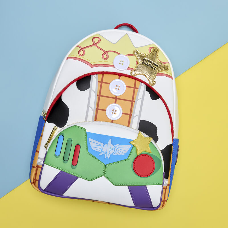 Loungefly Disney Mini Backpack - Toy Story 5 Triple Pocket Jessie, Woody, & Buzz
