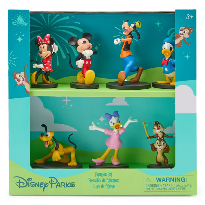 Disney Deluxe Figurine Set Mickey & Minnie Mouse Disney Park
